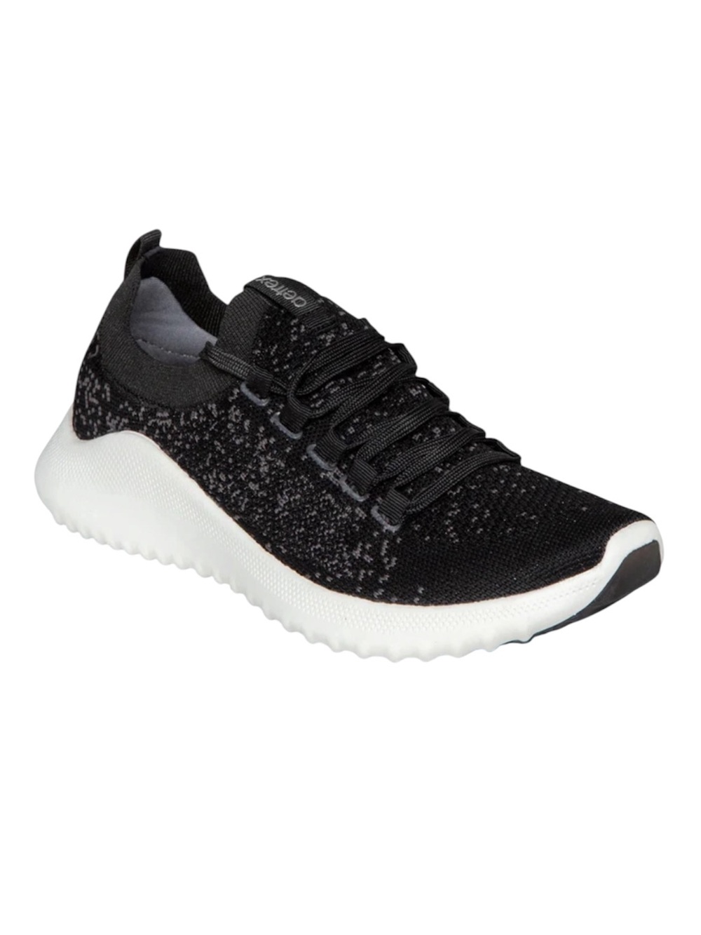 Aetrex Carly Arch Support Sneaker in Black, size 6.5